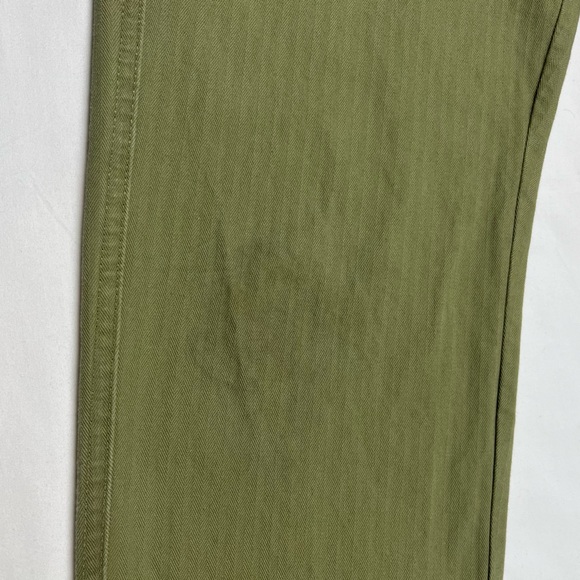 Arborwear Mens Pants 32 x 29 Herringbone Twill Green Straight Leg Utility A6 - Picture 7 of 13